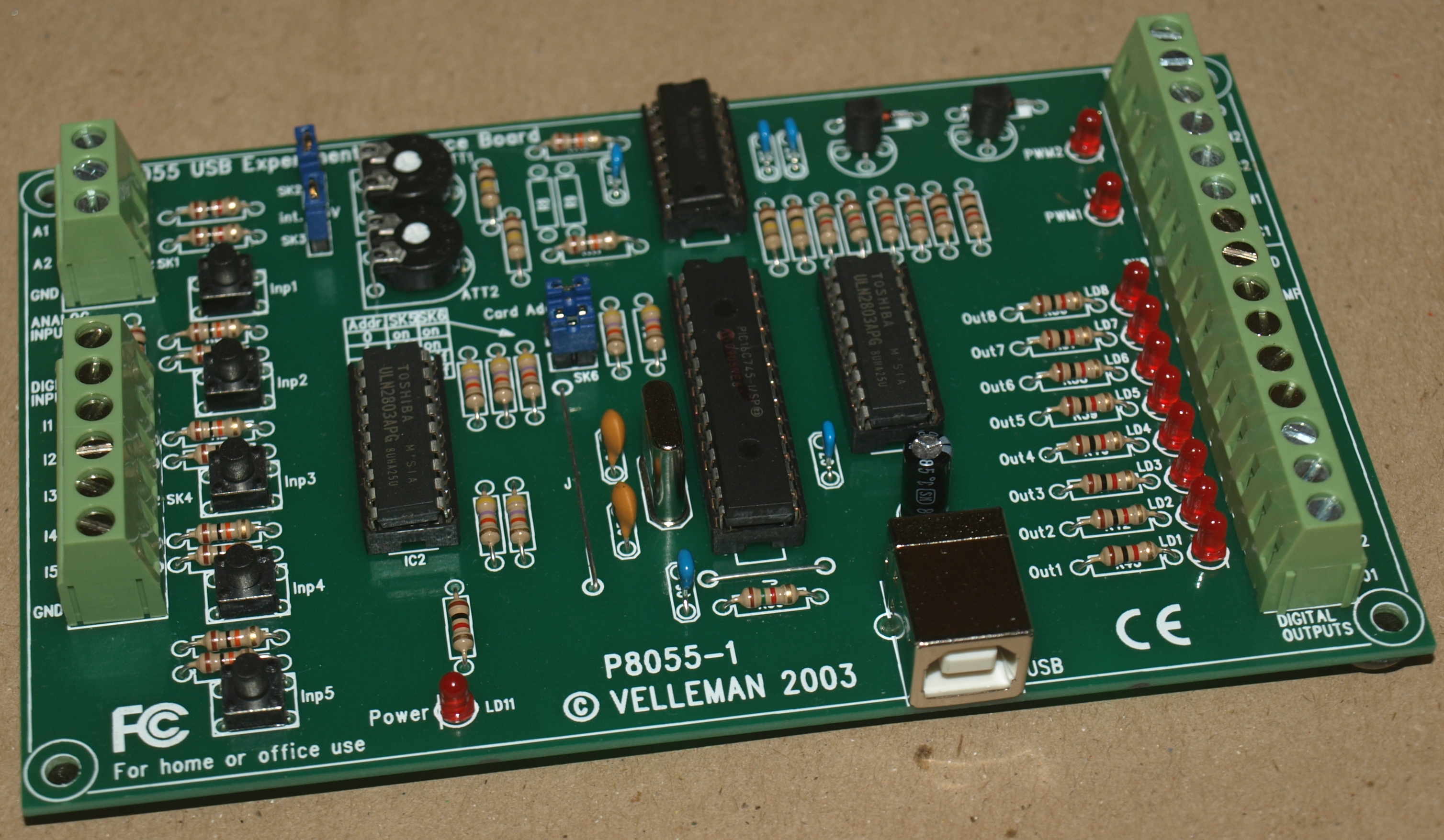 k8055 velleman k8055 velleman