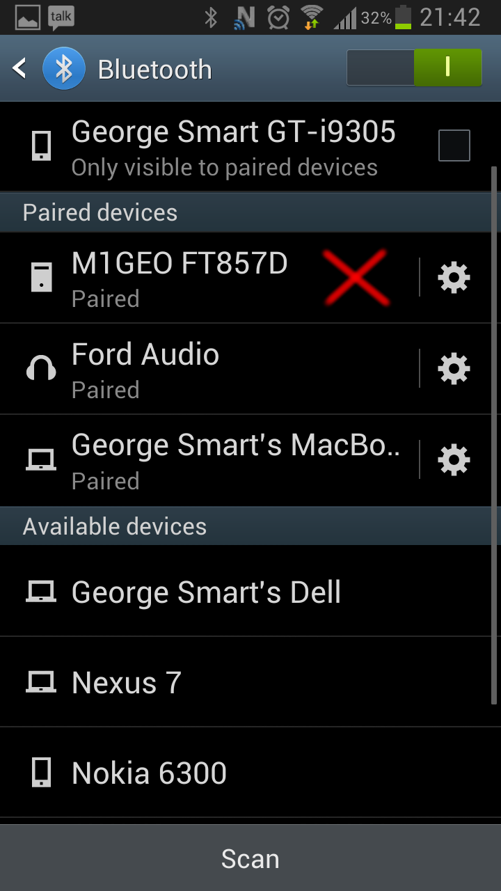 Bluetooth Programming Android Scan