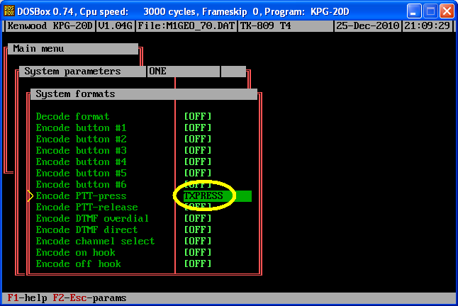 KPG-20D Software